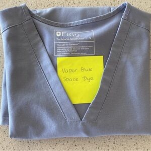 Figs Vapor Blue Scrub Top